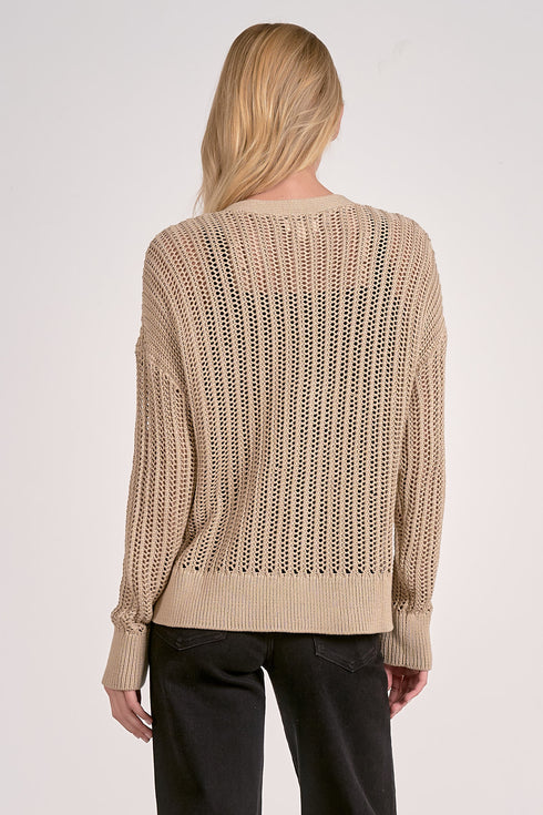 SEE THRU YOU CARDIGAN